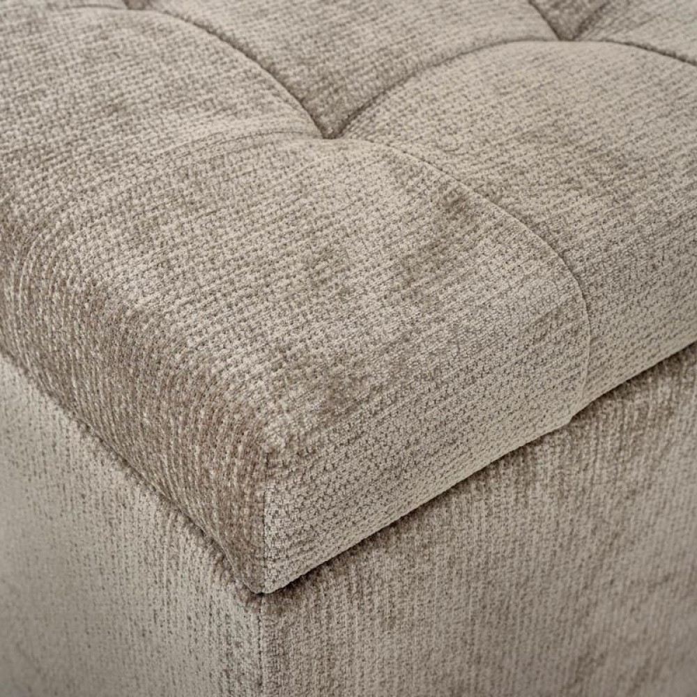 ΣΚΑΜΠΟ-ΤΑΜΠΟΥΡΕ ΜΕ ΑΠΟΘΗΚΕΥΤΙΚΟ Fylliana Comfy TAUPE ΧΡΩΜΑ 50x50x46εκ