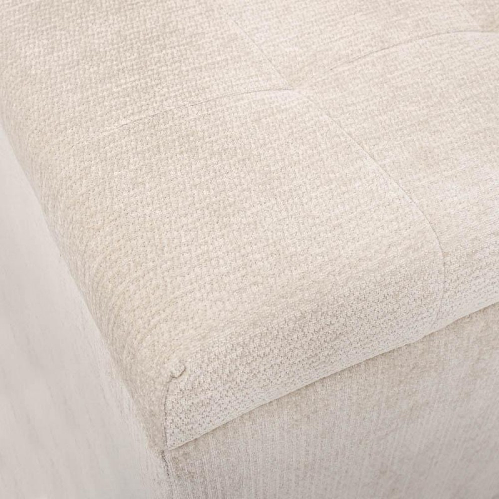 ΣΚΑΜΠΟ-ΤΑΜΠΟΥΡΕ ΜΕ ΑΠΟΘΗΚΕΥΤΙΚΟ ΧΩΡΟ Fylliana Comfy ΚΡΕΜ ΧΡΩΜΑ 50x50x46εκ