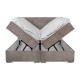 ΔΙΠΛΟ ΚΡΕΒΑΤΙ Fylliana Somnus TAUPE ΧΡΩΜΑ 160x207x110εκ