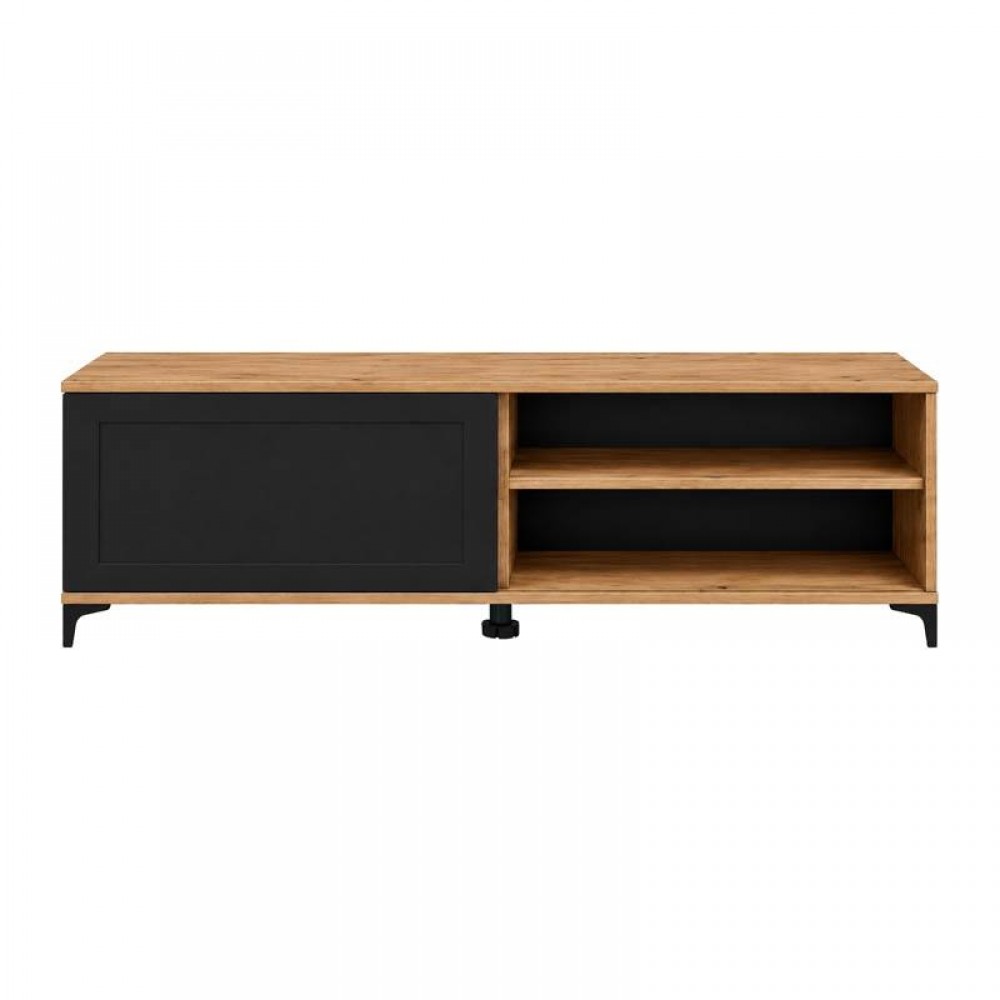ΕΠΙΠΛΟ ΤΗΛΕΟΡΑΣΗΣ Fylliana Nordic 140 ARTISAN OAK - ΜΑΥΡΟ 140x40x50εκ