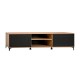 ΕΠΙΠΛΟ ΤΗΛΕΟΡΑΣΗΣ Fylliana Nordic 180 2K ARTISAN OAK - ΜΑΥΡΟ 180x40x50εκ
