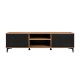 ΕΠΙΠΛΟ ΤΗΛΕΟΡΑΣΗΣ Fylliana Nordic 180 2K ARTISAN OAK - ΜΑΥΡΟ 180x40x50εκ