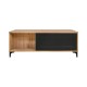 ΤΡΑΠΕΖΑΚΙ ΣΑΛΟΝΙΟΥ Fylliana Nordic KS ARTISAN OAK - ΜΑΥΡΟ 120x60x44εκ
