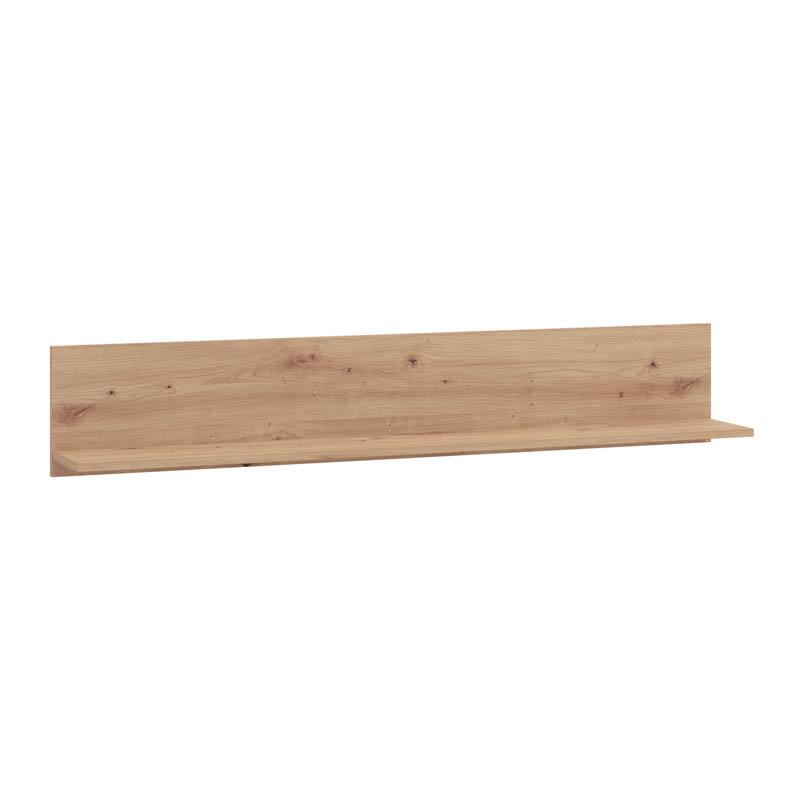 ΡΑΦΙ ΤΟΙΧΟΥ Fylliana Nordic 120 ARTISAN OAK - ΜΑΥΡΟ 120x20x24εκ