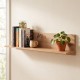 ΡΑΦΙ ΤΟΙΧΟΥ Fylliana Nordic 120 ARTISAN OAK - ΜΑΥΡΟ 120x20x24εκ