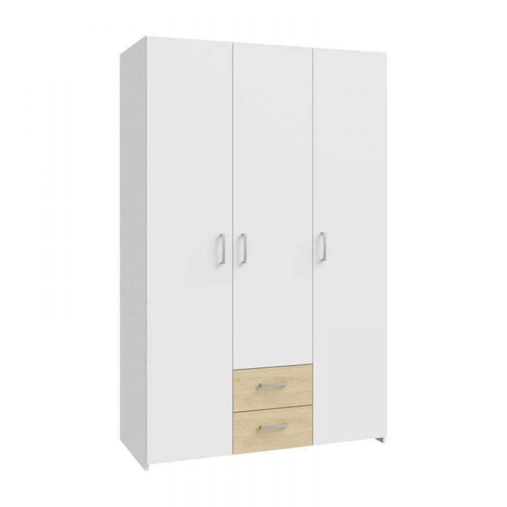 ΝΤΟΥΛΑΠΑ Fylliana Arven 3K2F ΛΕΥΚΟ-PUCCINI OAK ΧΡΩΜΑ 55x120x190εκ