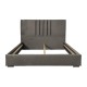 ΔΙΠΛΟ ΚΡΕΒΑΤΙ Fylliana Alessio TAUPE ΧΡΩΜΑ ΥΦΑΣΜΑΤΟΣ 175x214x115εκ (160x200)